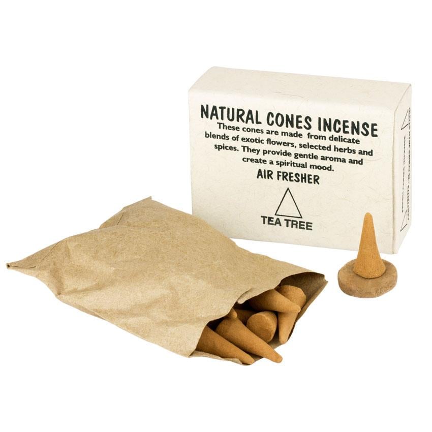 Благовония Непальские конусные Чайное Дерево 25 конусов с подставкой 9,3х7х3,3 см (27871)