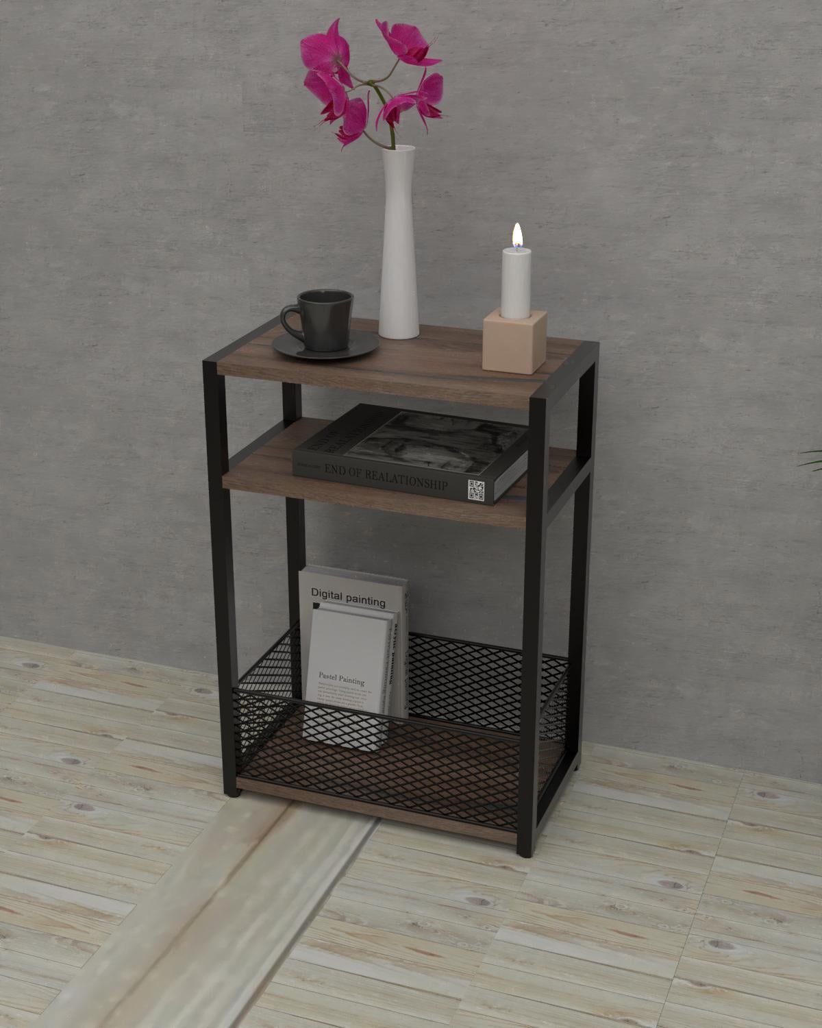 Журнальный столик-этажёрка EcoLoft Мервин DSP-1451-8 в стиле лофт (34125909)