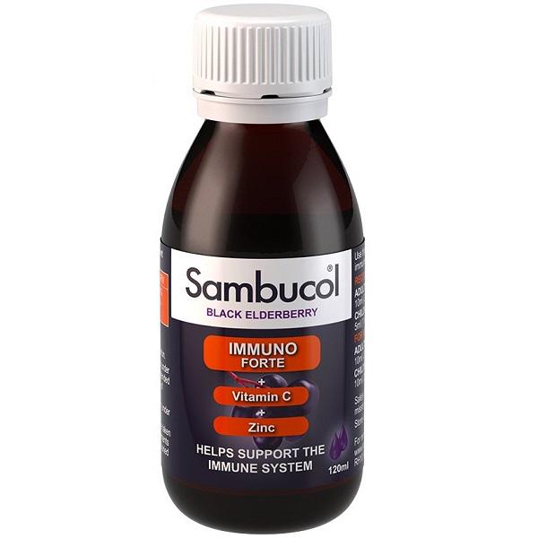 Бузина Sambucol Black Elderberry Immuno Forte 120 мл 12 порцій (000019674)