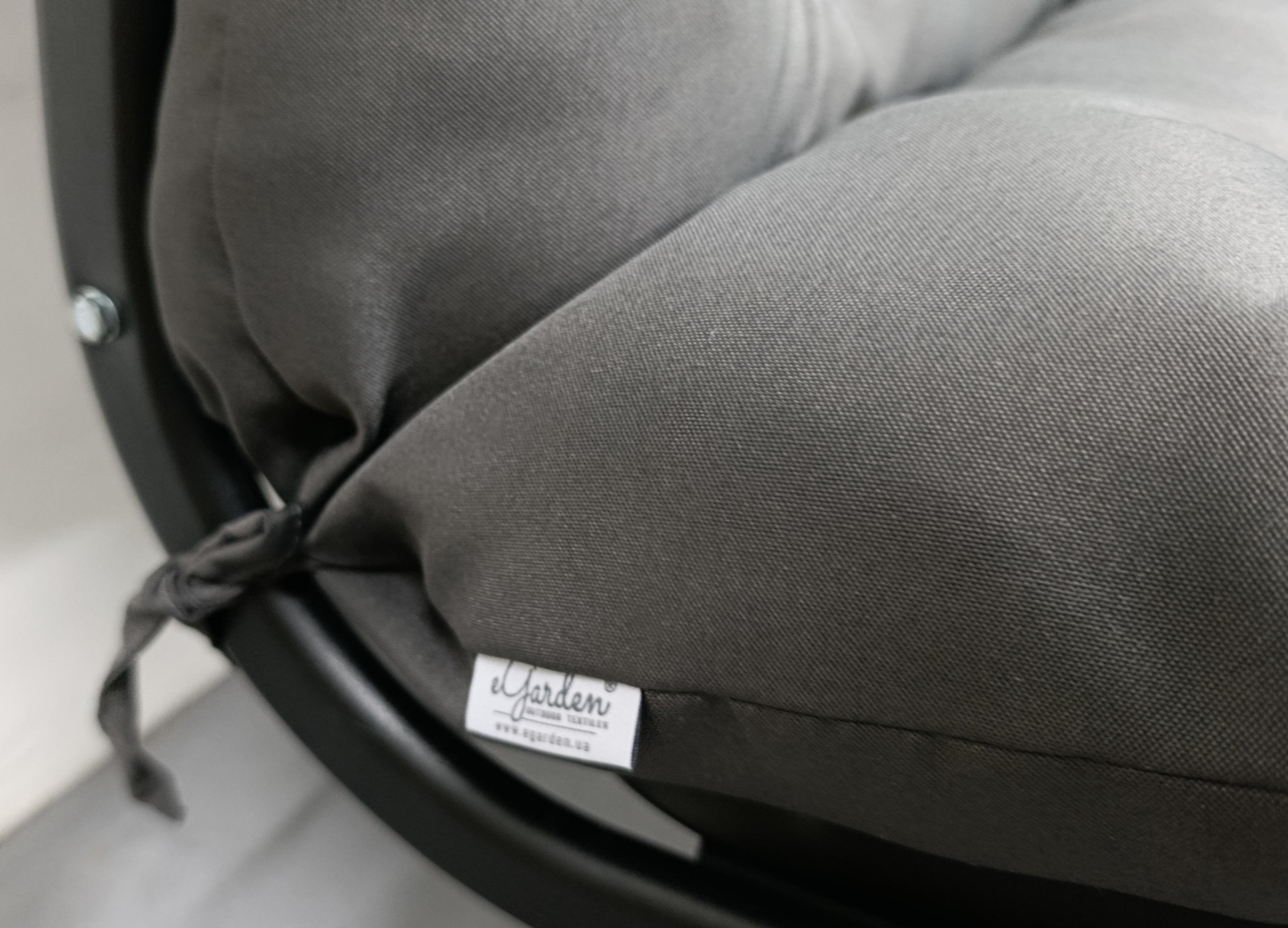 Матрас для качелей eGarden Soft 170x110x12 см Серо-графитовый (5925) - фото 3 Матрас для качелей eGarden Soft 170x110x12 см Серо-графитовый (5925) - фото 3