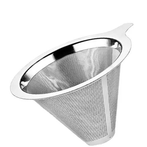 Воронка для заваривания кофе 1991 ТМ V60 02 400 мл из нержавеющей стали на 4 порции (CF-6630)