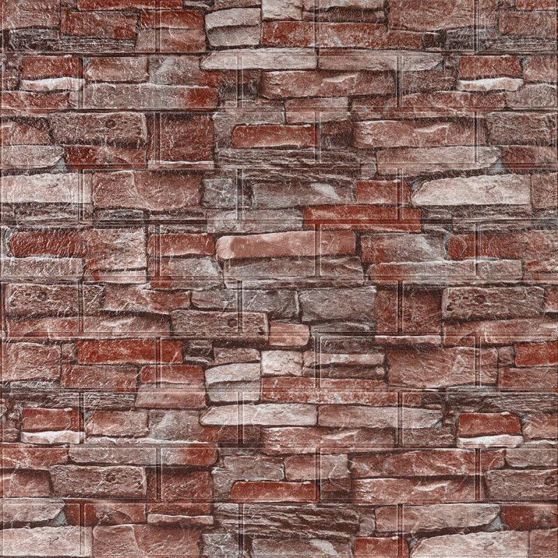 3D-панель декоративная самоклеящаяся под кирпич 700x770x3 мм Красный (BPN3-047) - фото 1 3D-панель декоративная самоклеящаяся под кирпич 700x770x3 мм Красный (BPN3-047) - фото 1