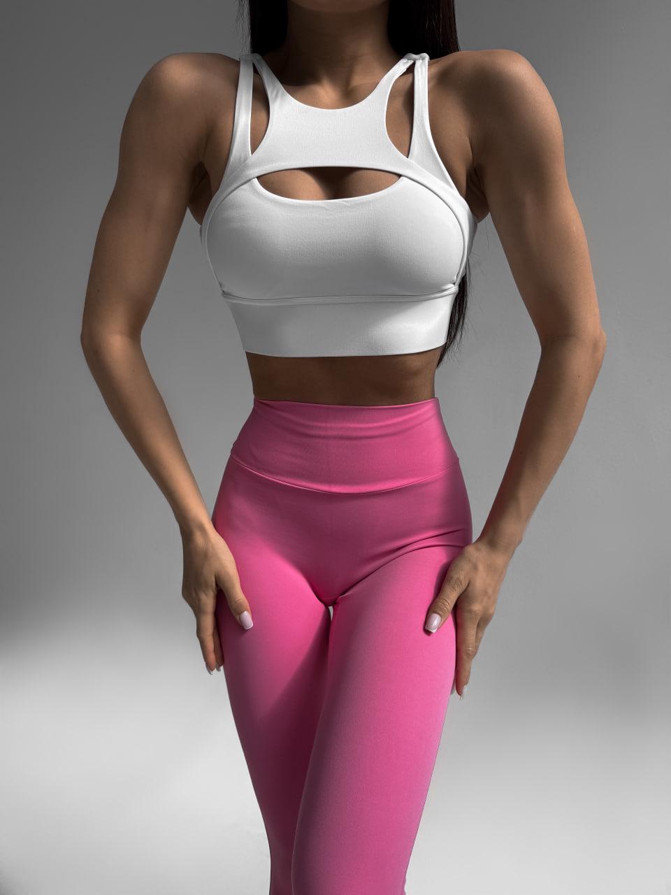 Топ с вырезом на спине и чашками M Белый (XTP070000M)