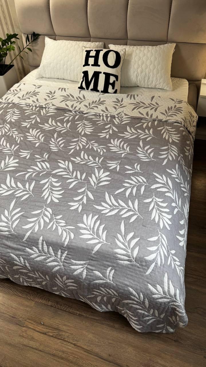 Покрывало хлопковое 200х230 см. Светло-серый (Д-muslin25-007-01) - фото 1 Покрывало хлопковое 200х230 см. Светло-серый (Д-muslin25-007-01) - фото 1