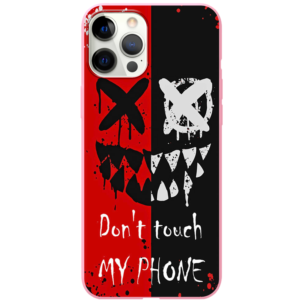 Чехол BoxFace iPhone 12 Pro Bad Smile Розовый силикон (41086-up2468-43059)