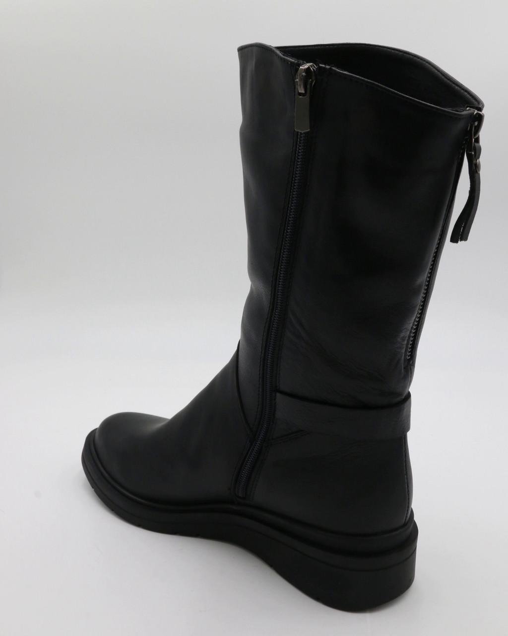 Сапоги женские зимние Pandora кожаные р. 39 Черный (3068) - фото 7