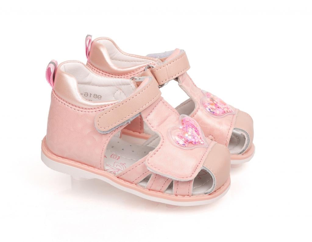 Cандали для девочек 9816 р. 21 Розовый