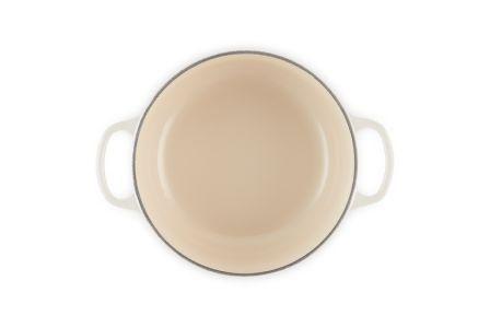 Kаструля Le Creuset Evolution 3,3 л чавунна з кришкою Beige (21177227164430) - фото 5