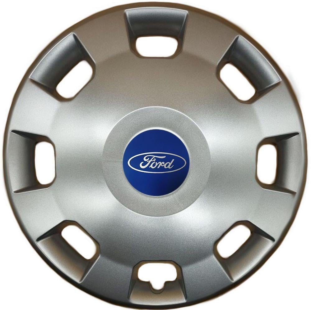 Колпаки SJS 207 с логотипом Ford 4 шт. R14 Серебряный (2654556601)
