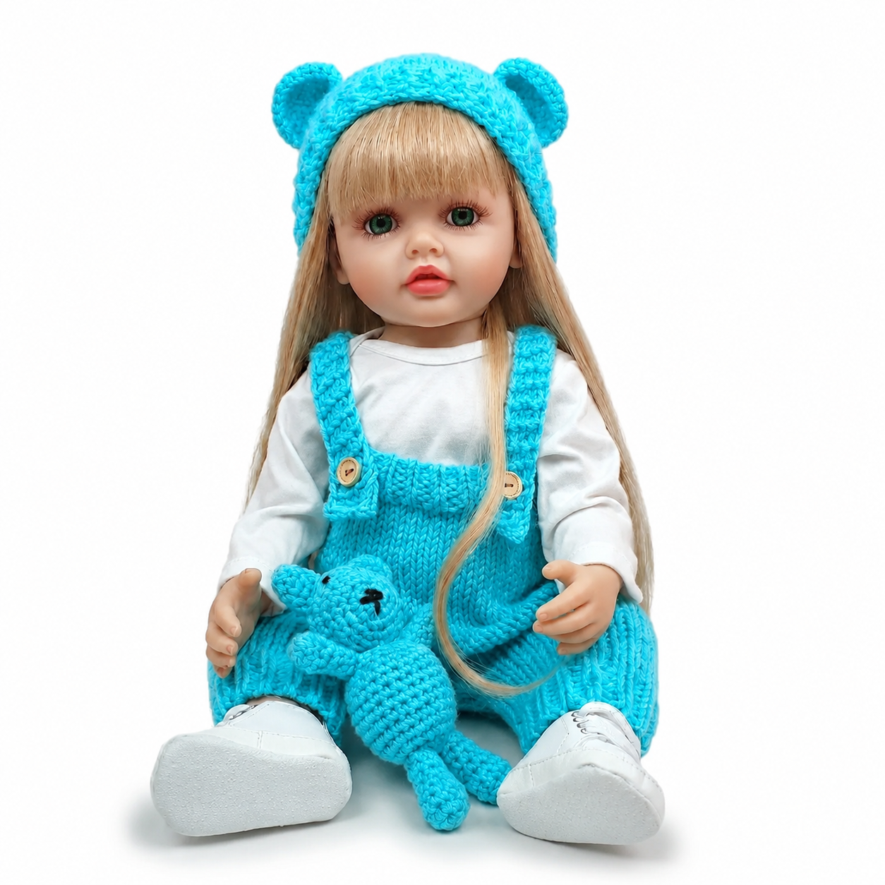 Кукла Reborn Baby реалистичная силиконовая 55 см (К0100323)