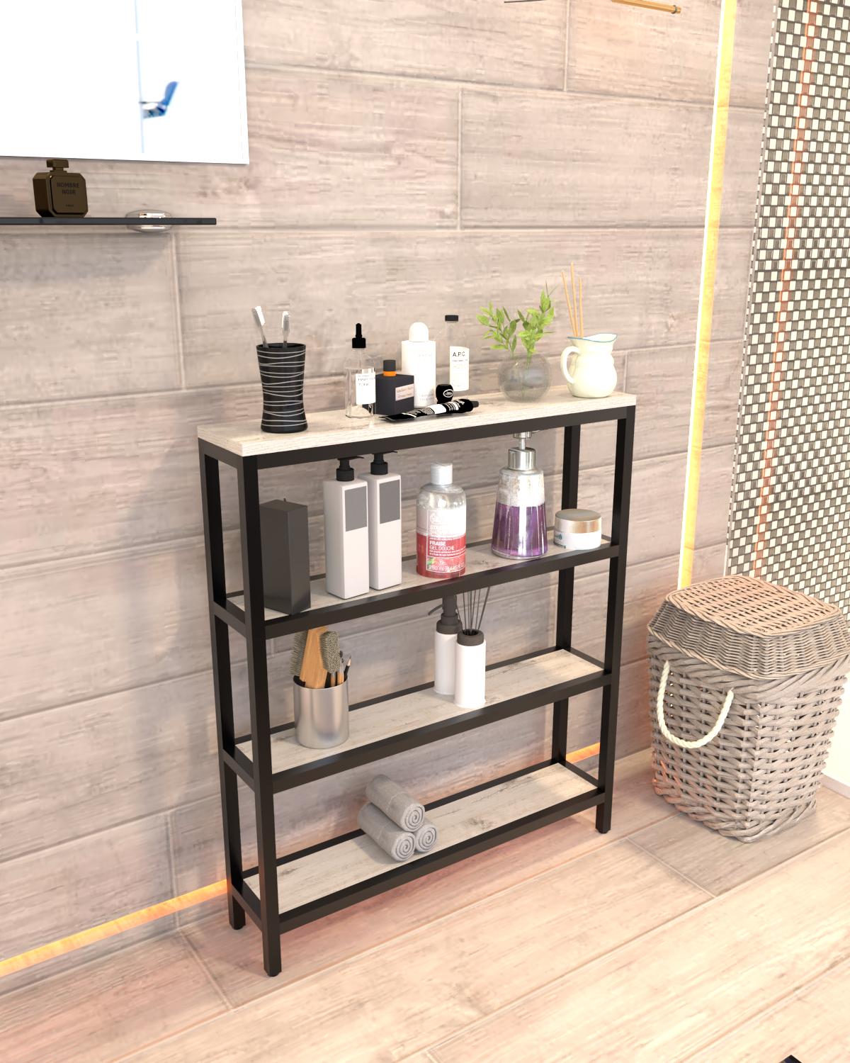 Стелаж вузький EcoLoft Таверо DSP-1528-2 лофт (38418702)