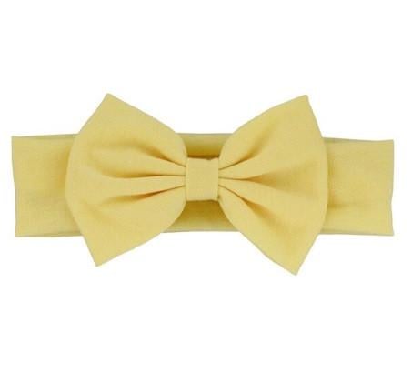 Повязка на голову детская широкая One size Желтый (1710/4)