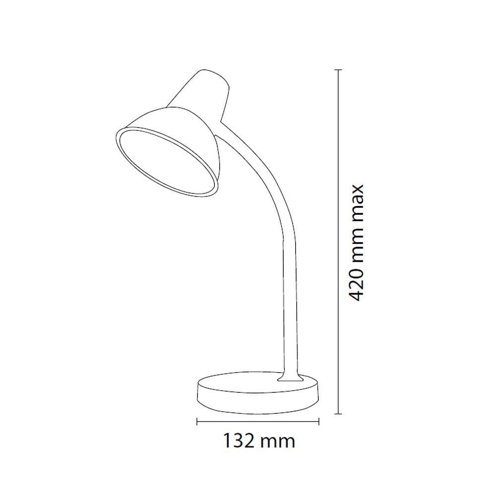 Настольная LED-лампа HOROZ ELECTRIC 5W 4500K 380 Lm 100-240V Белый (049-037-0005-010) - фото 2 Настольная LED-лампа HOROZ ELECTRIC 5W 4500K 380 Lm 100-240V Белый (049-037-0005-010) - фото 2