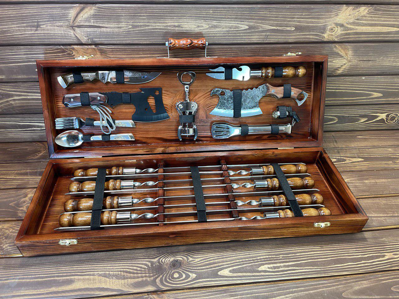 Набор шампуров Охотник в кейсе (10613570)