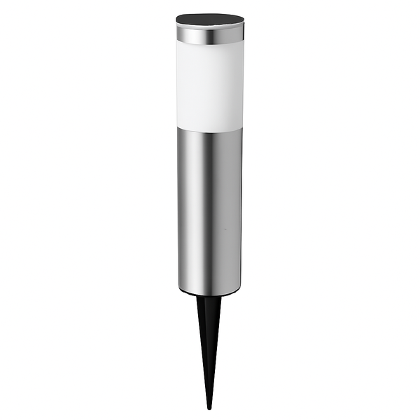 Уличный светильник на солнечной батарее RIAS Soalr Garden Light 10505 Столбик 38х6 см Silver (3_08118)