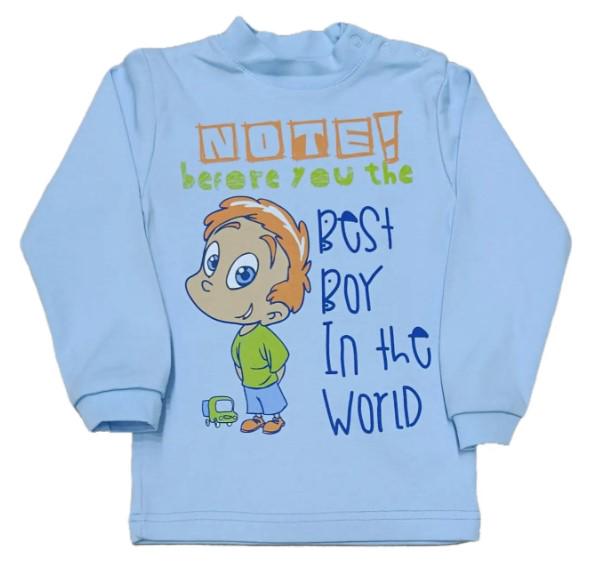 Джемпер для мальчика GABBI Мальчишка 98 см Голубой
