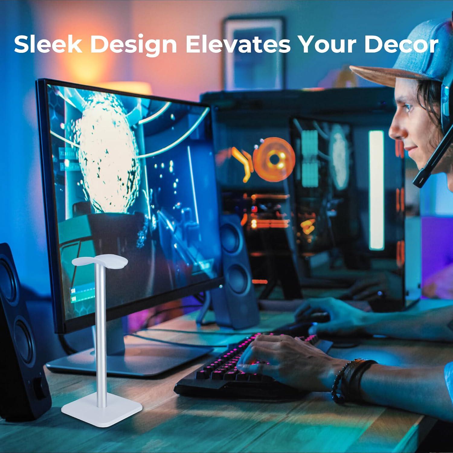 Подставка для наушников универсальная White (20292) - фото 10 Подставка для наушников универсальная White (20292) - фото 10