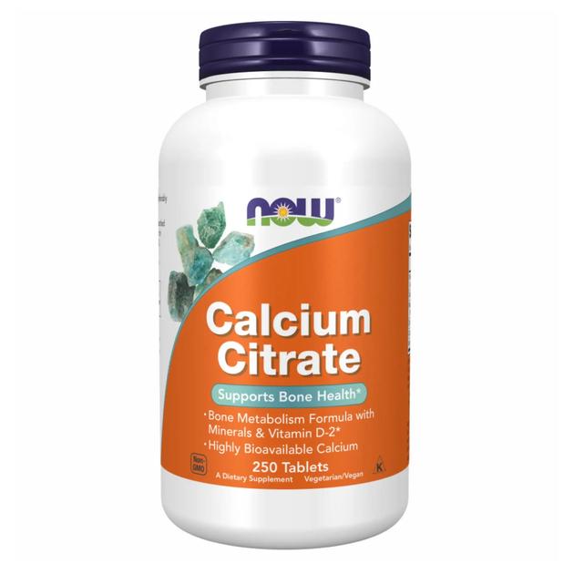 Кальций цитрат NOW Foods Calcium Citrate 250 таб.