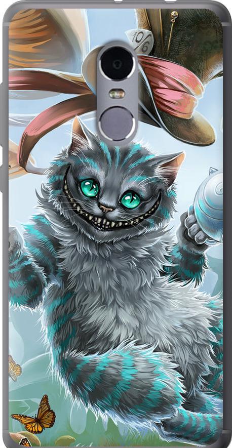 Чехол на Xiaomi Redmi Note 4 Чеширский кот 2 (3993u-352-42517)
