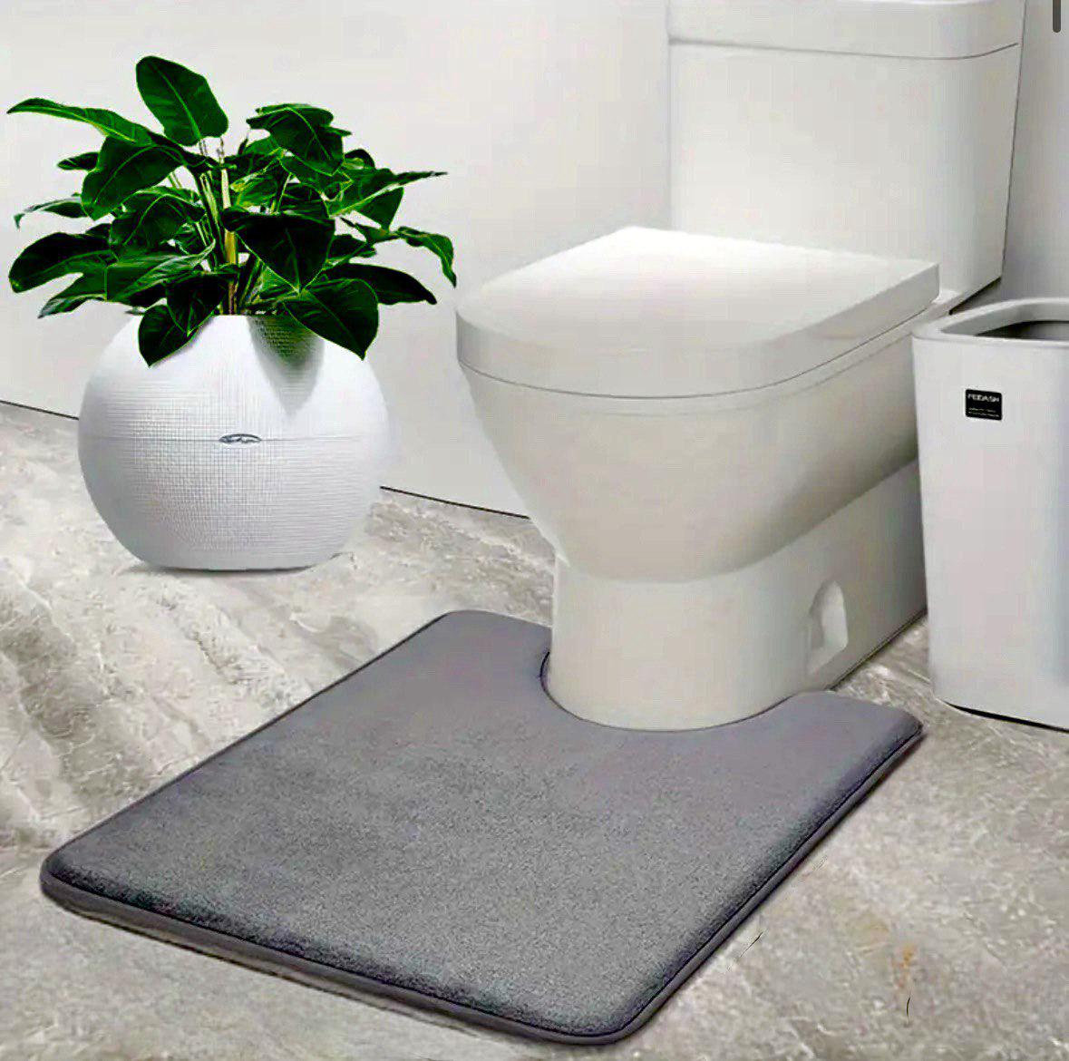 Коврик для туалета Smooth Premium Memory Foam 60х50 см Графитовый (KTSmooth0003) - фото 5 Коврик для туалета Smooth Premium Memory Foam 60х50 см Графитовый (KTSmooth0003) - фото 5