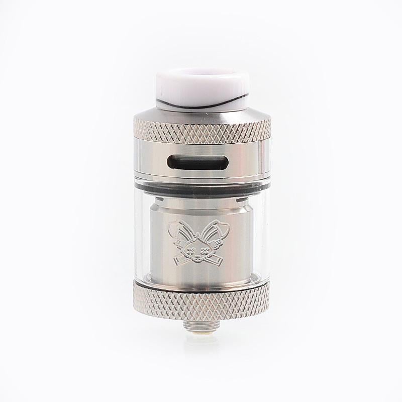 Атомайзер бак для вейпа Dead Rabbit RTA 25 мм 4,5 мл Silver (am369)