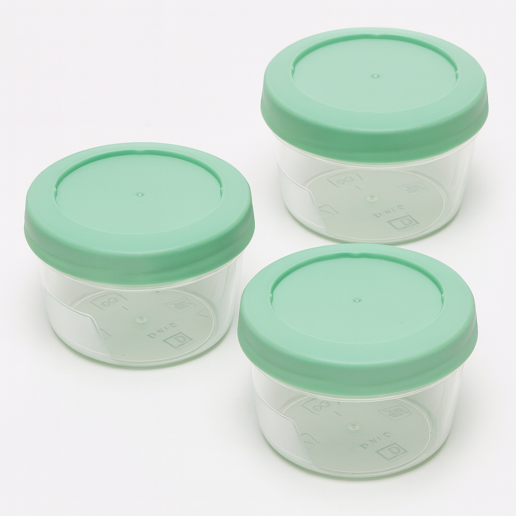 Контейнери харчові з різьбленням Stenson PB-737 Вінтаж 150 мл 3 шт. (569796)