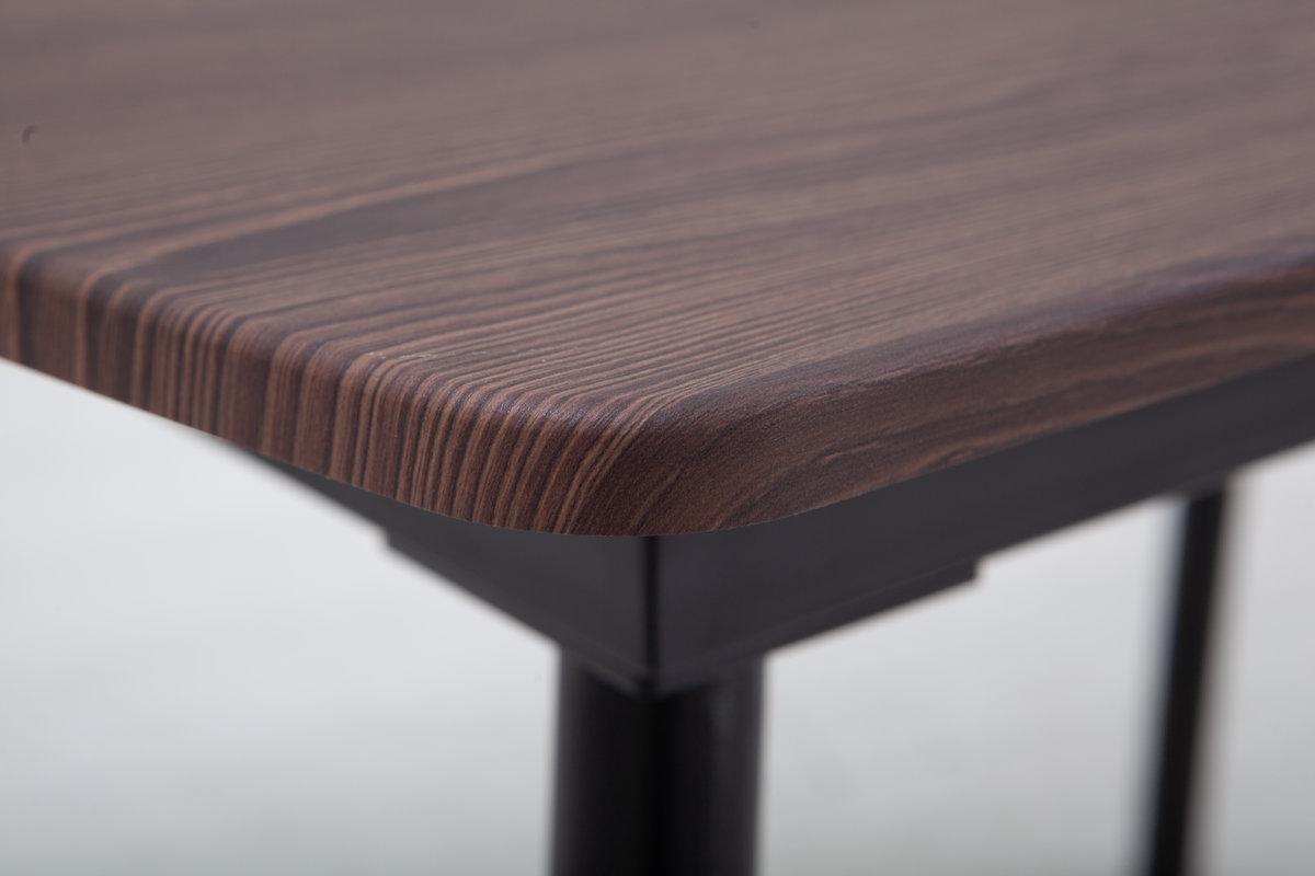 Обідній стіл Мікс Меблі Етна 1200х750 мм Чорний/Горіх (25402816) - фото 3 Обідній стіл Мікс Меблі Етна 1200х750 мм Чорний/Горіх (25402816) - фото 3