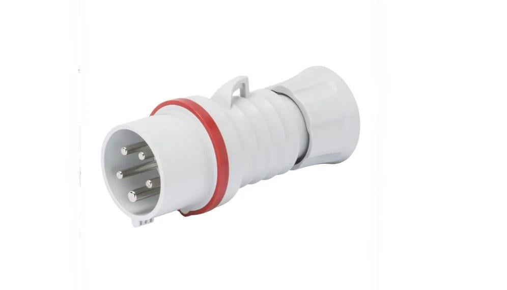 Вилка силовая Gewiss GW60009H 3P+N+PE 16А IP44 (38363427) Вилка силовая Gewiss GW60009H 3P+N+PE 16А IP44 (38363427)