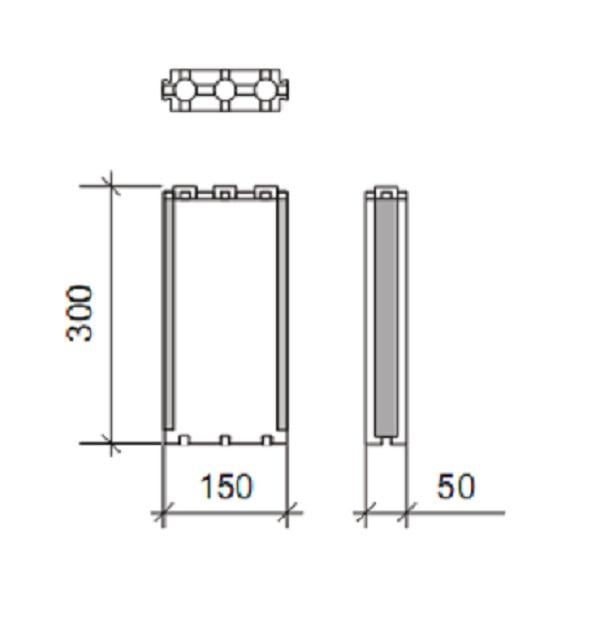 Заглушка термоблока Simja TB-С 300х150х50 мм - фото 3