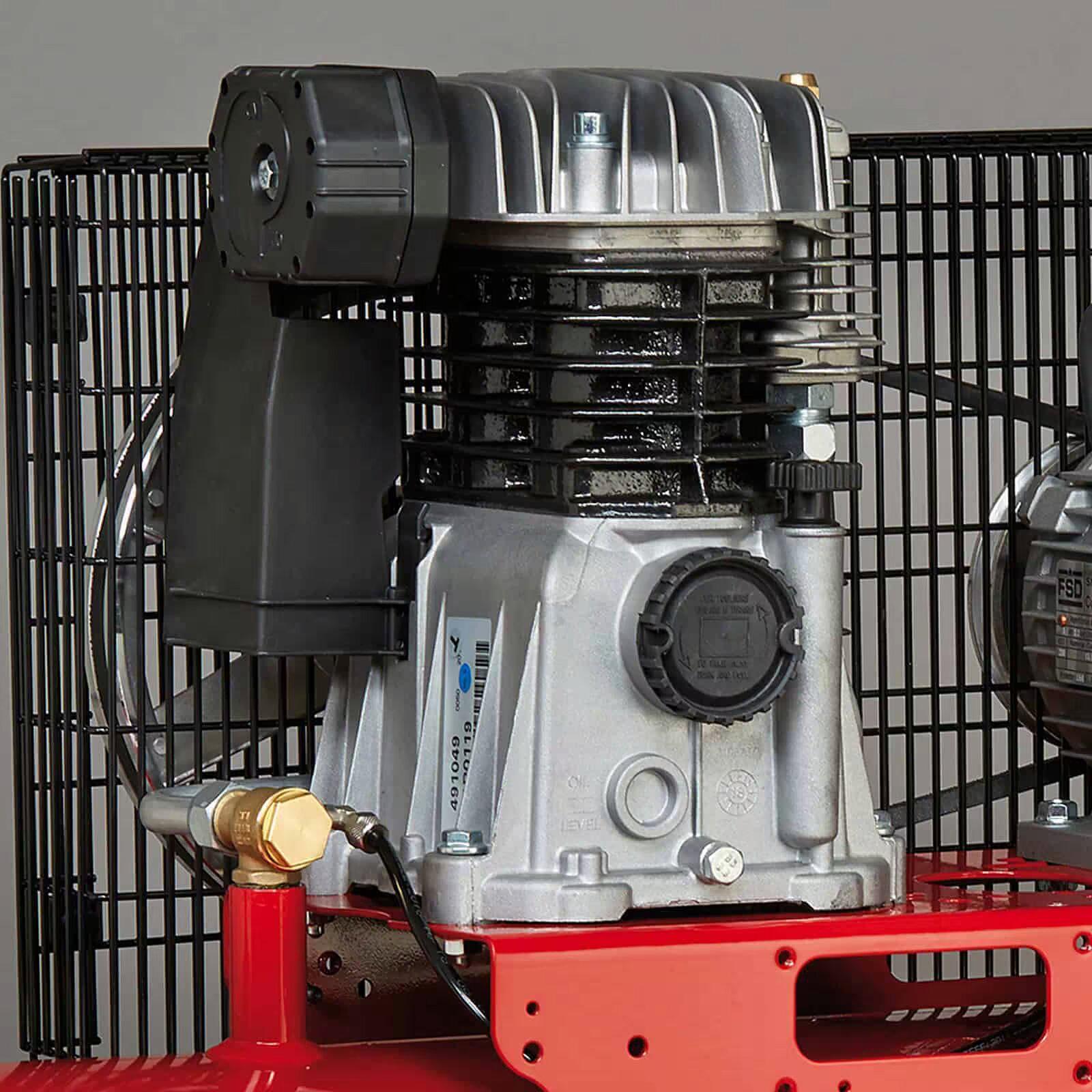 Компресор поршневий Fini MK103-200-3M230/50 поршневий з ремінним приводом 200 л - фото 2 Компресор поршневий Fini MK103-200-3M230/50 поршневий з ремінним приводом 200 л - фото 2