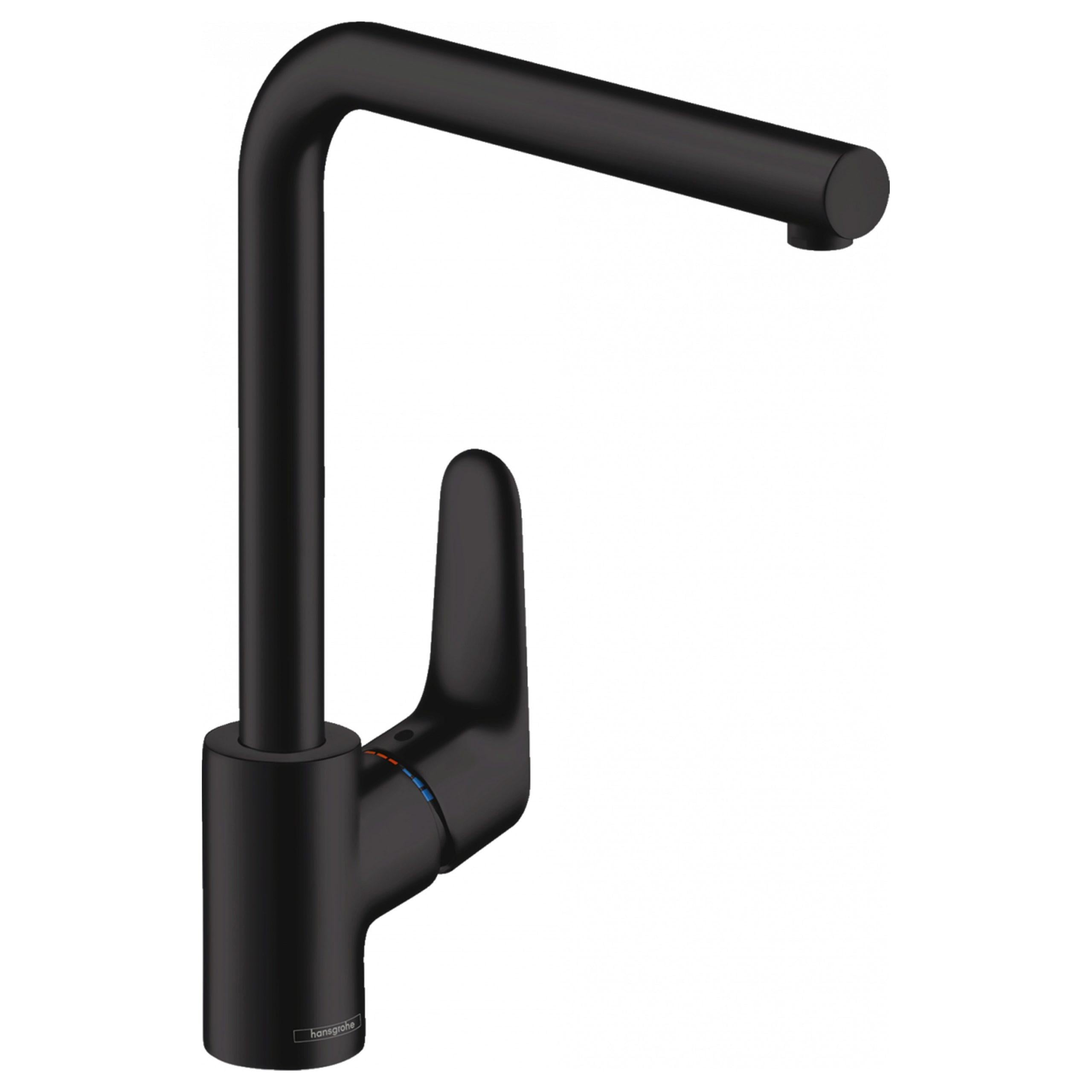 Смеситель для кухни Hansgrohe Focus однорычажный Черный (31817670)