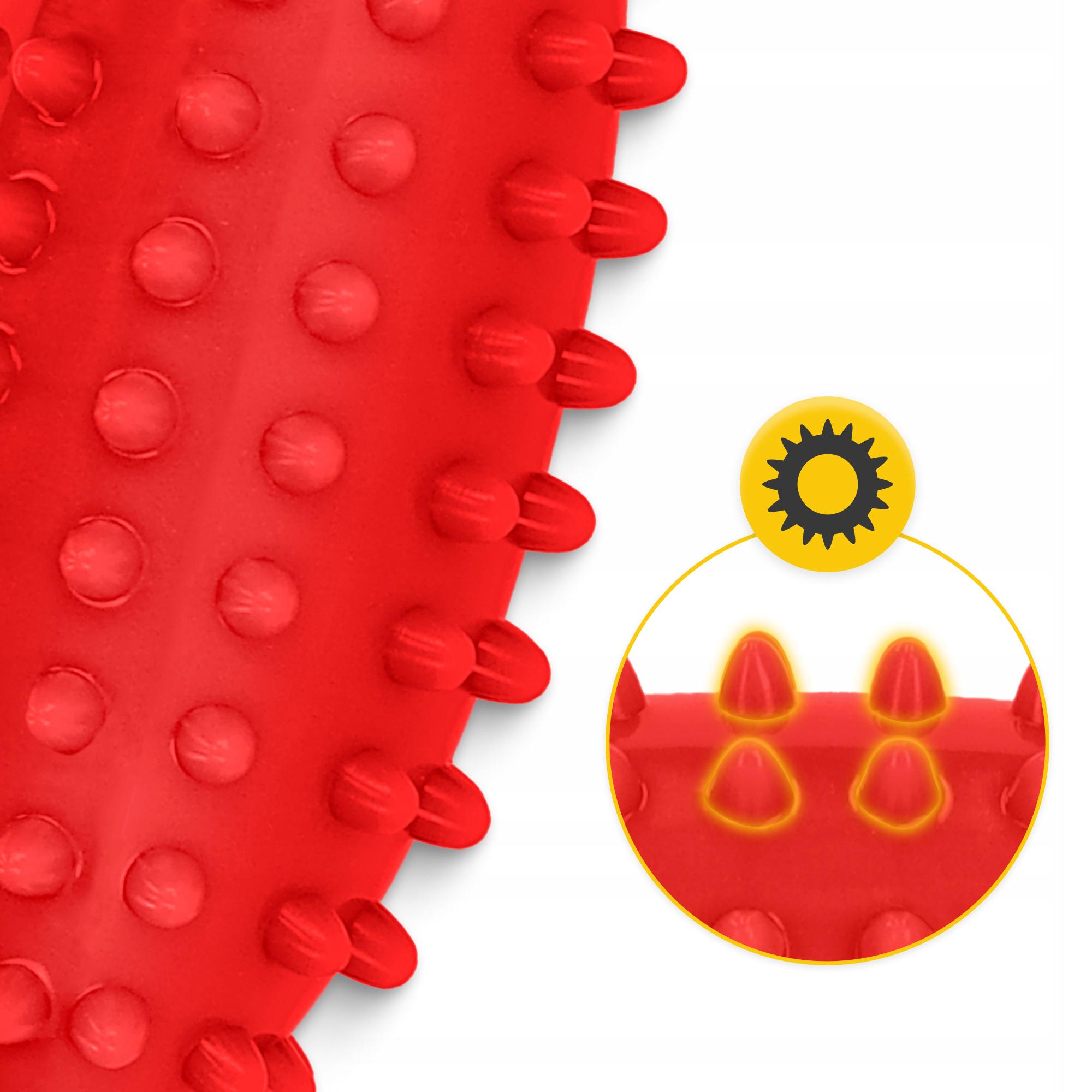 М'яч масажний огірок 4fizjo Spike Bean 11,5x5 см Red (P-5905973403313) - фото 3 М'яч масажний огірок 4fizjo Spike Bean 11,5x5 см Red (P-5905973403313) - фото 3