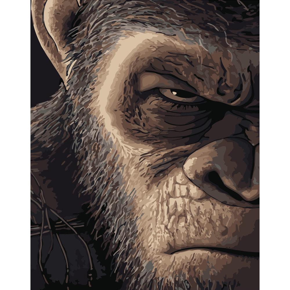 Картина по номерам Strateg Премиум Злой взгляд 40х50 см (DY279)