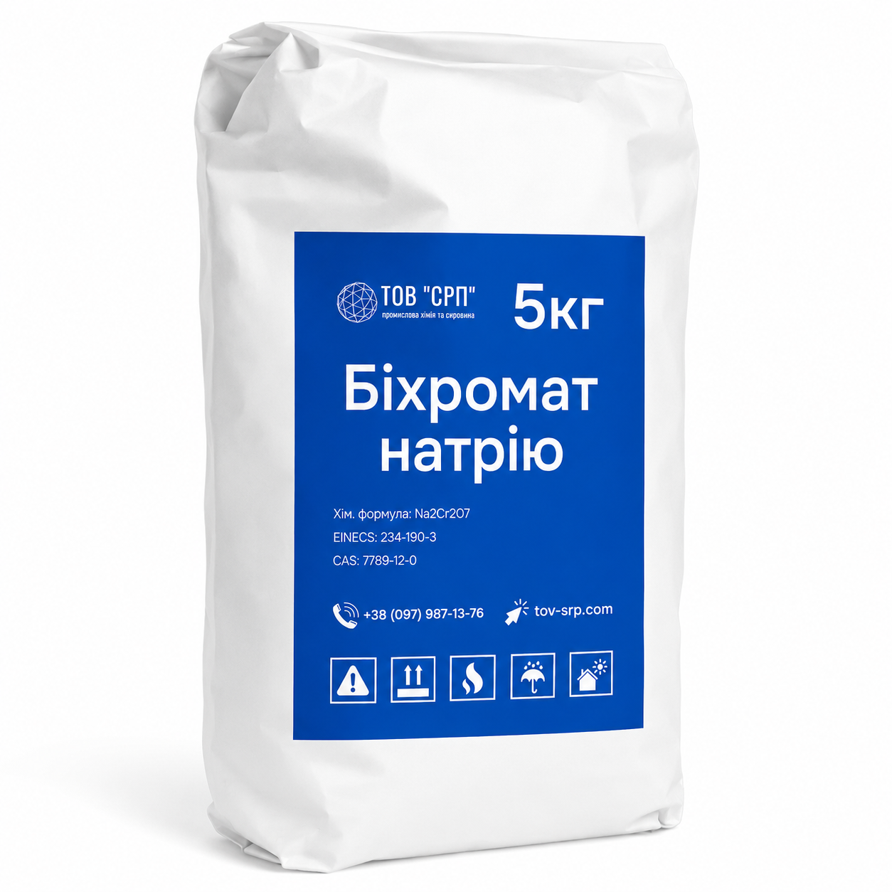 Натрия бихромат пакет 5 кг (2881037347)