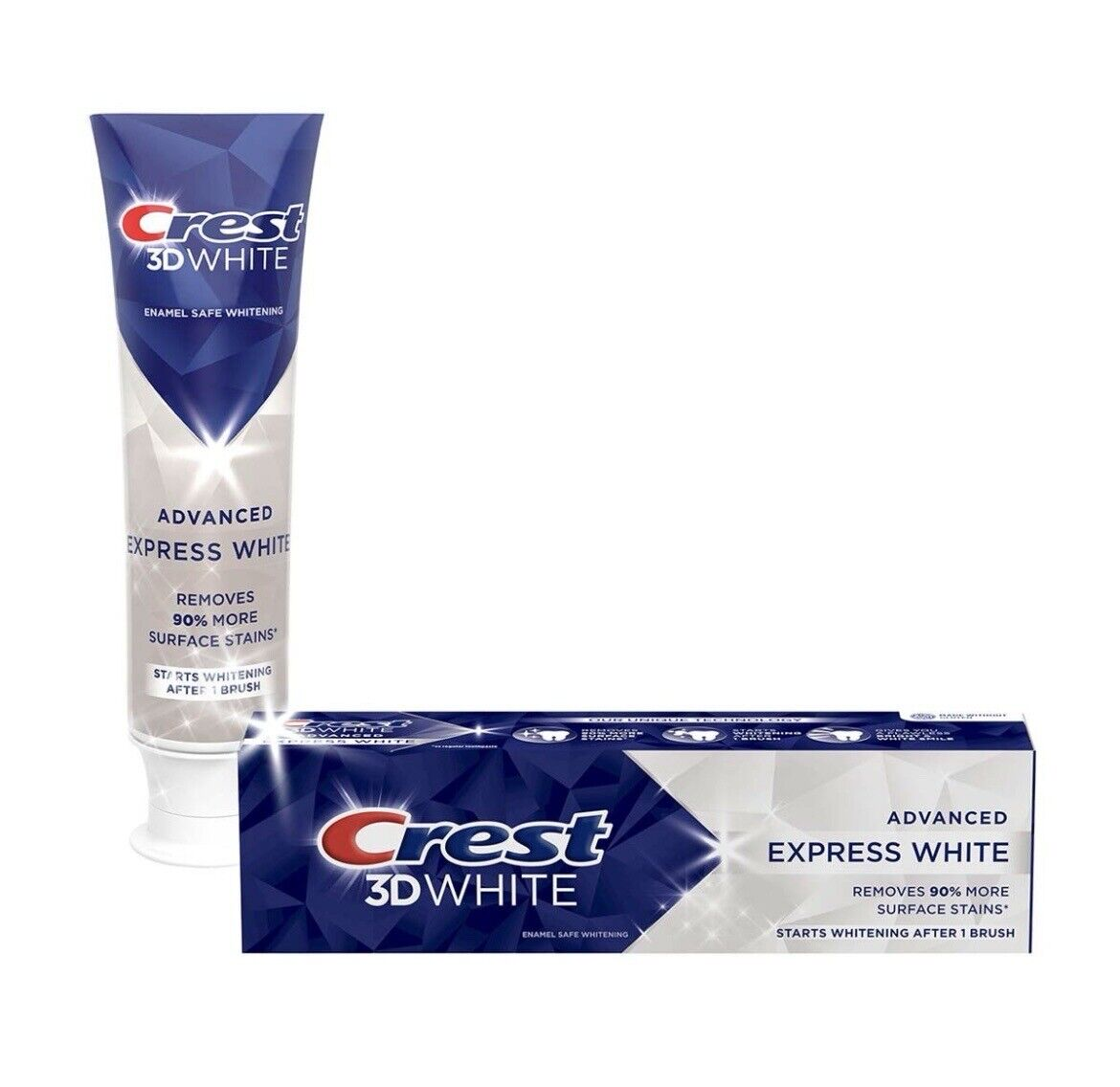 Зубная паста отбеливающая Crest 3D White Advanced Express White Toothpaste 107 г (030772059920)