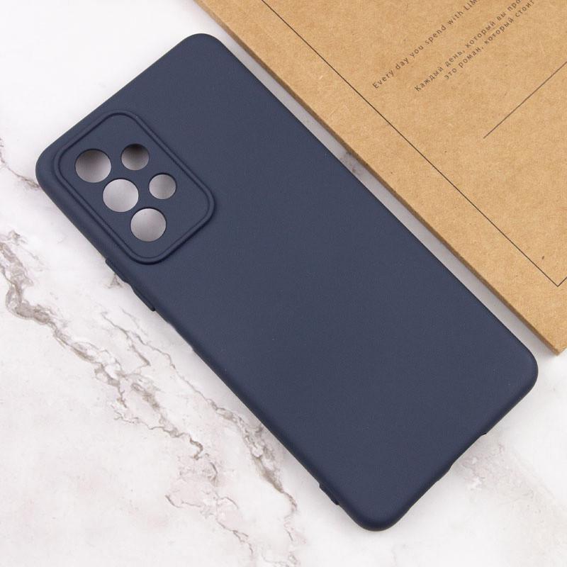 Протиударний чохол TPU GETMAN Liquid Silk Full Camera Samsung Galaxy A23 4G Синій / Midnight Blue - фото 4