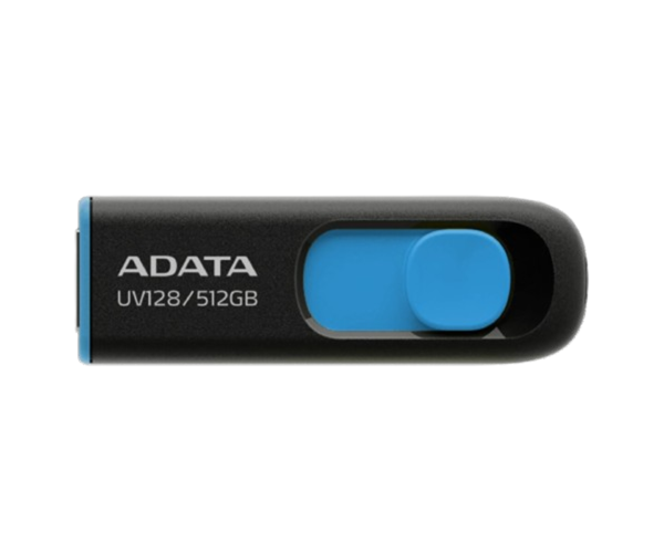 Флешка USB Flash Drive A-DATA UV 128 USB 3.2 512Gb Black/Blue