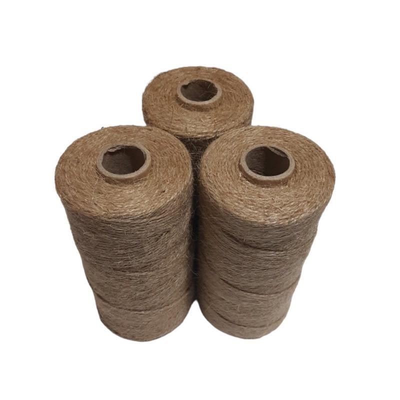 Шпагат джутовый тонкий 400 г - фото 1