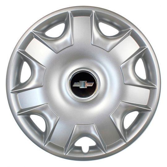 Автомобильные колпаки SKS 301 R15 с логотипом Chevrolet 4 шт. Серебристый