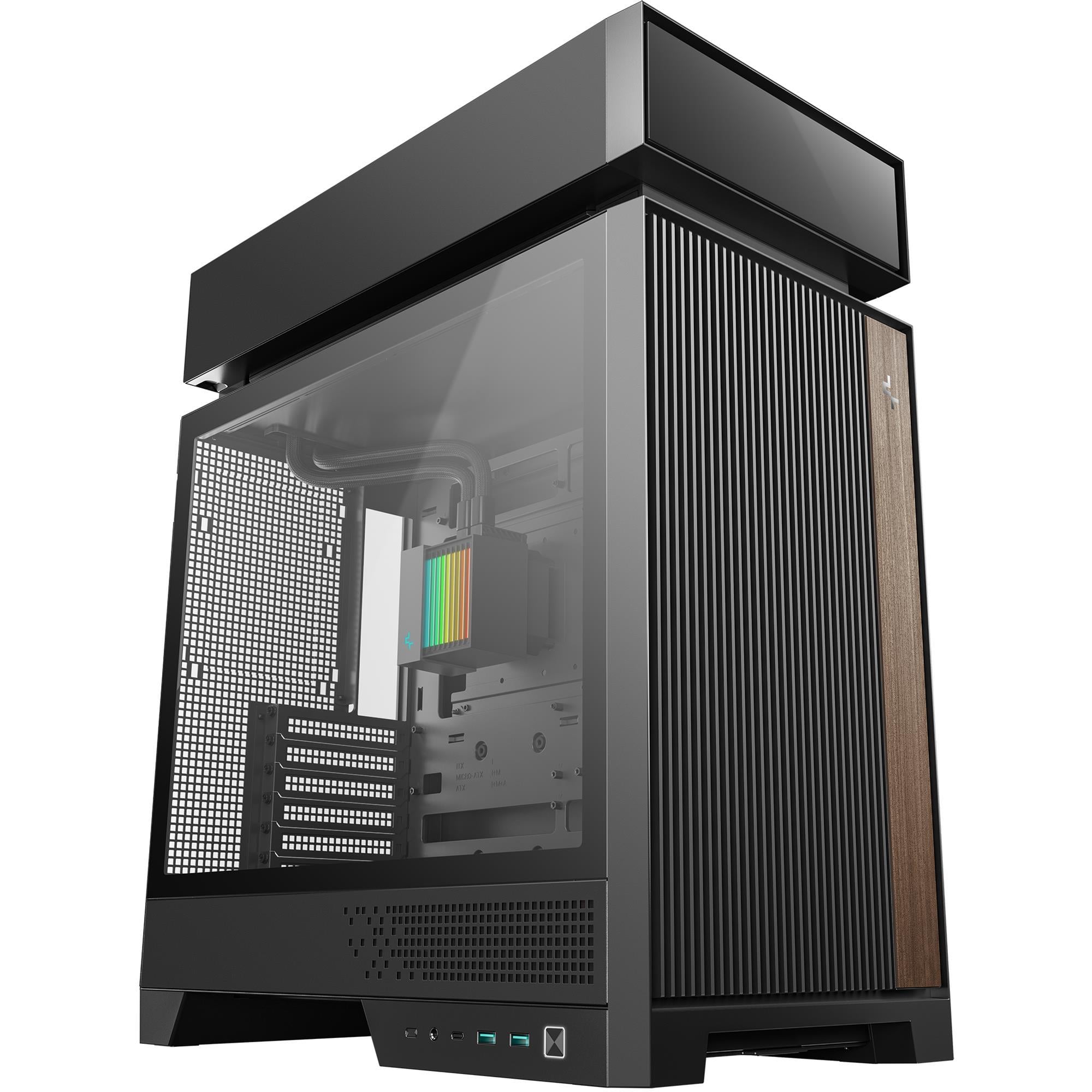 Корпус для ПК Deepcool CL6600 Midi-Tower no PSU ATX/MicroATX/Mini-ITX 360 мм ARGB Black (R-CL6600-BKNNA0-G-1)