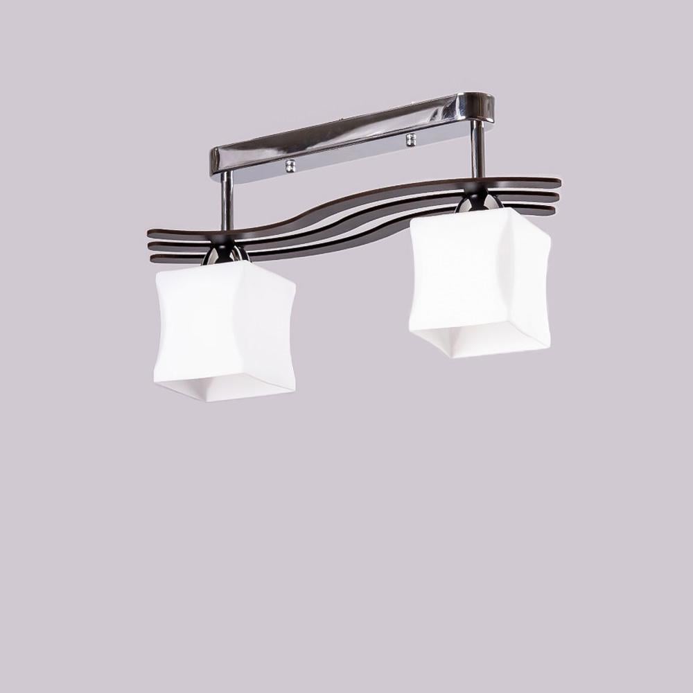 Люстра потолочная Light House SH-20235/2 CR/BK 430х140х215 мм Хром/Черный