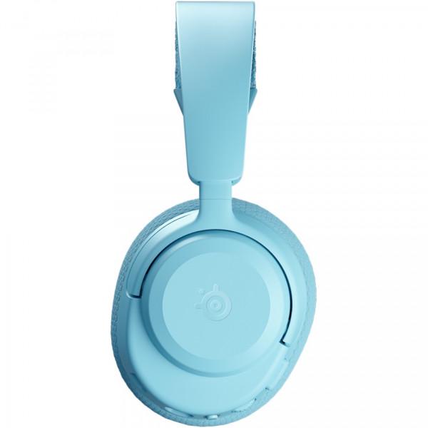 Навушники бездротові ігрові з мікрофоном SteelSeries Arctis Nova 3P Wireless 2,4 ГГц Bluetooth MultiPlatform Turquoise (61688) - фото 3