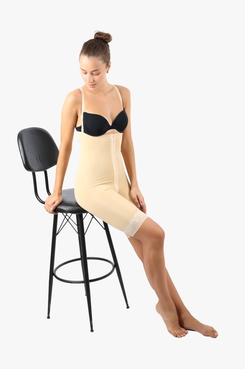 Подгрудные бриджи выше колен с бретелями SLP-301 S - фото 6 Подгрудные бриджи выше колен с бретелями SLP-301 S - фото 6