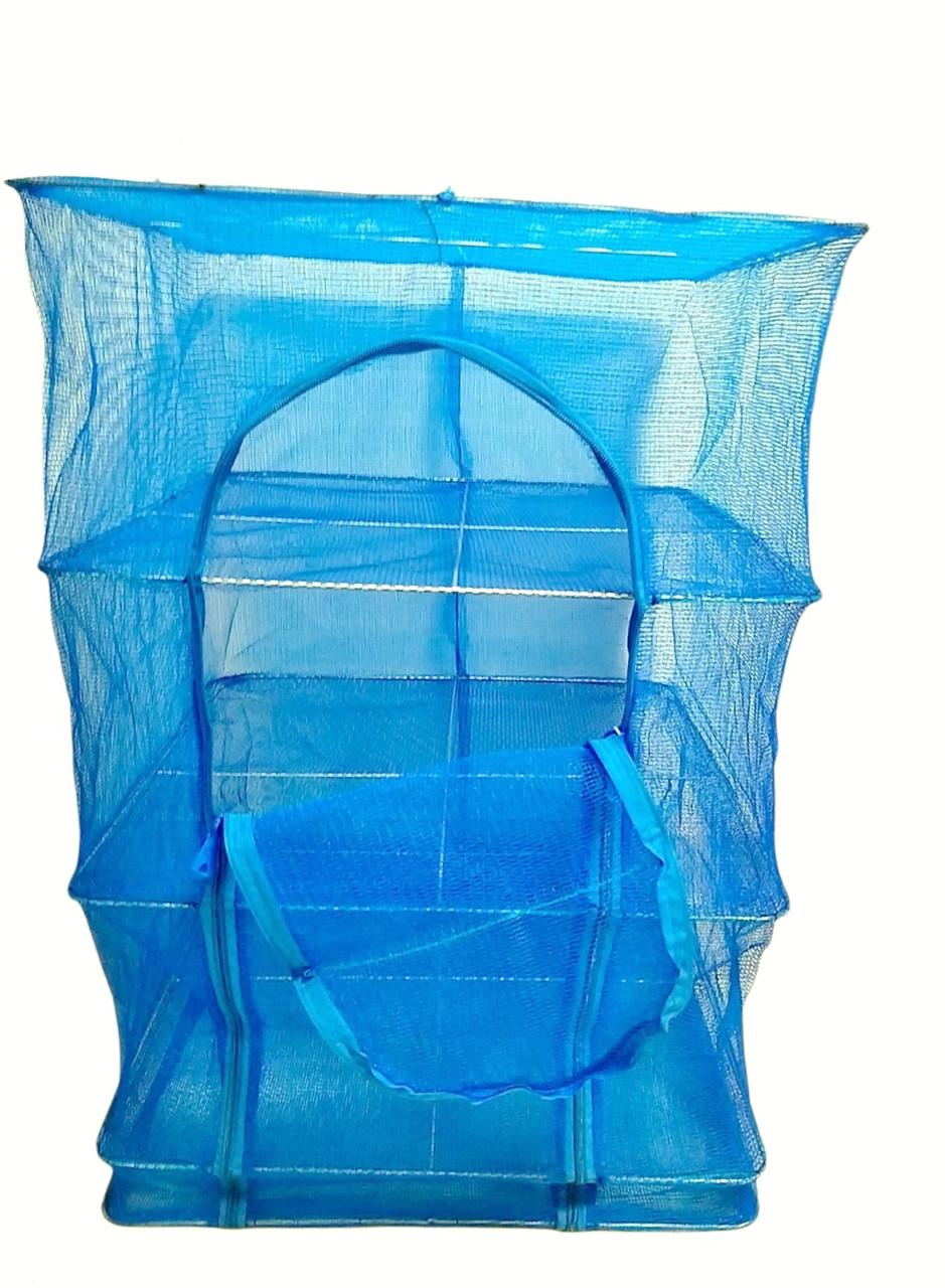 Сетка для сушки рыбы/грибов/ягод/фруктов 3 полки 45х45х60 см (1467936443) - фото 3 Сетка для сушки рыбы/грибов/ягод/фруктов 3 полки 45х45х60 см (1467936443) - фото 3