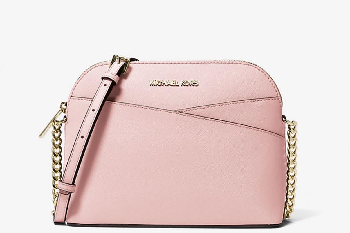 Сумка Michael Kors Jet Set Travel Medium Dome Crossbody Bag Powder Blush (34764308)