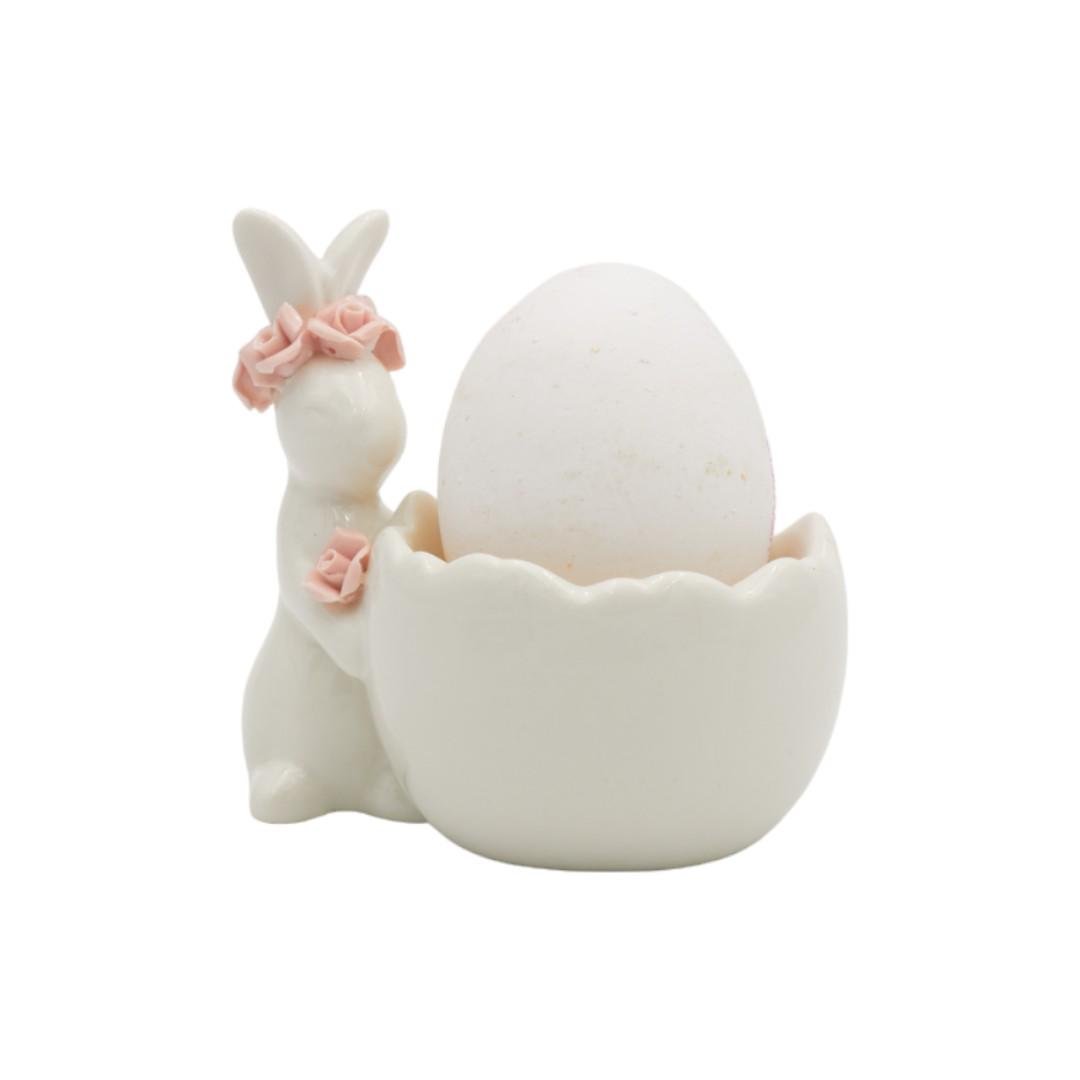 Подставка для яйца Зайка с цветами (01_P0202021276)