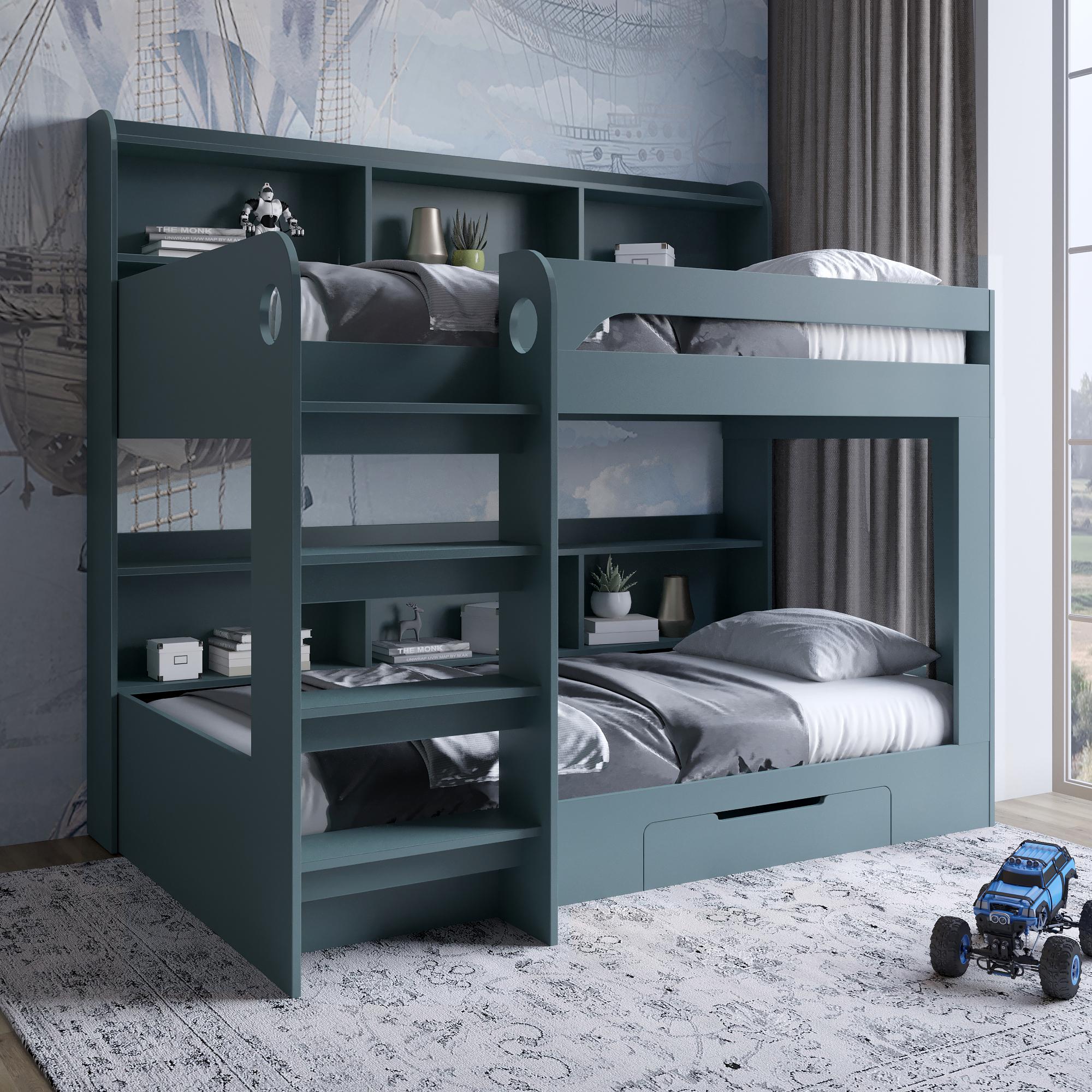 Ліжко Майнкрафт з ящиком 90х190 см Граніт Сірий (28265422) - фото 1 Ліжко Майнкрафт з ящиком 90х190 см Граніт Сірий (28265422) - фото 1