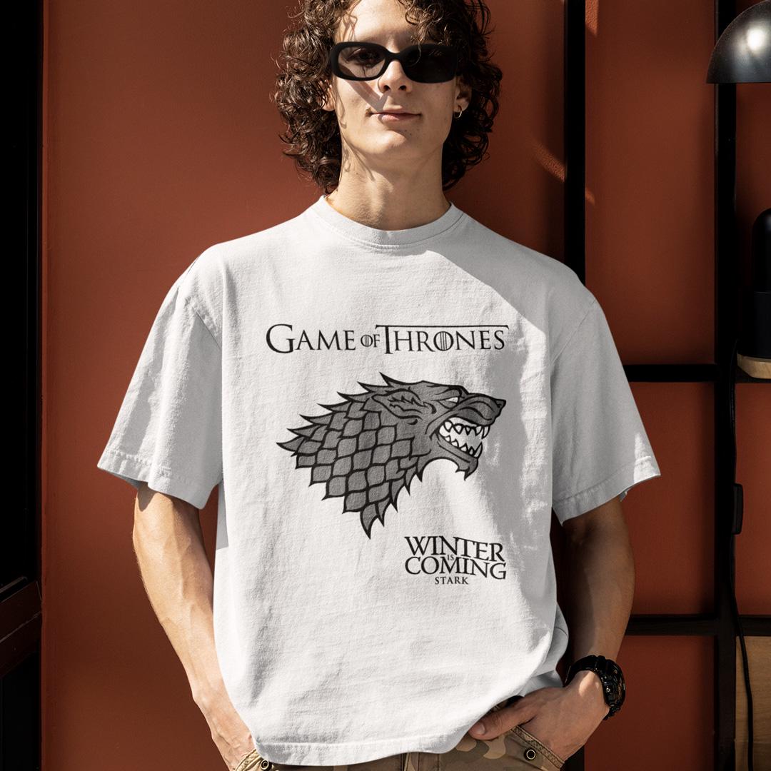 Футболка унисекс Game of Thrones Winter Is Coming M Белый (0000016845)