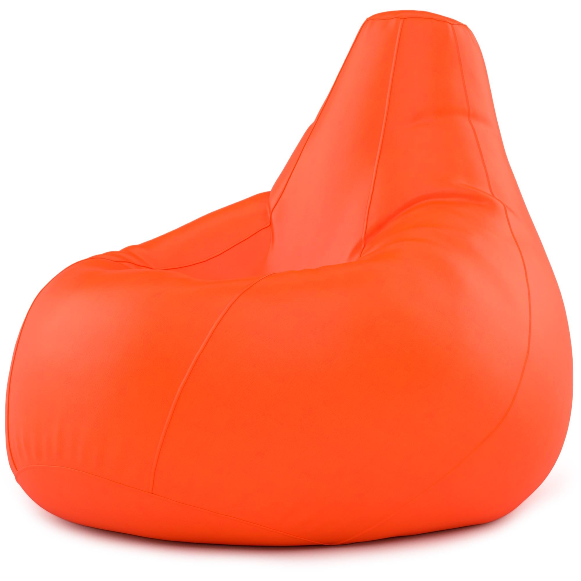 Крісло-мішок iQmebel Оксфорд груша 300 3XL 150x100 см Помаранчевий (01136)
