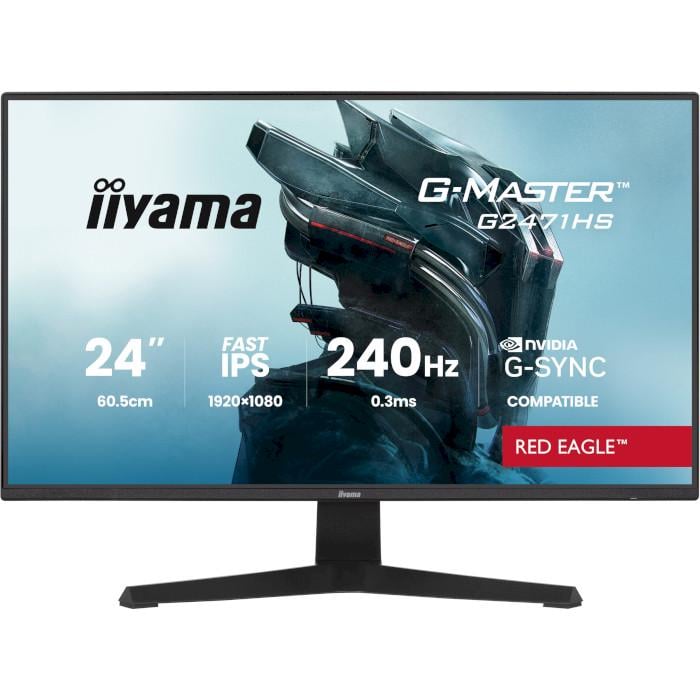 Монитор игровой Iiyama G-Master G2471HS-B1 Red Eagle Black (32534576)